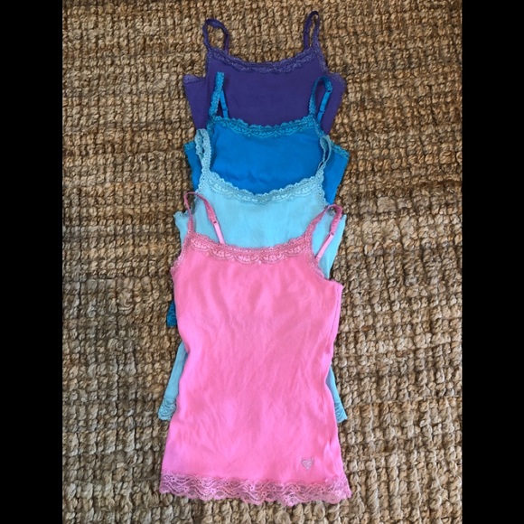 Justice lace cami with built in shelf bra. - Picture 1 of 1